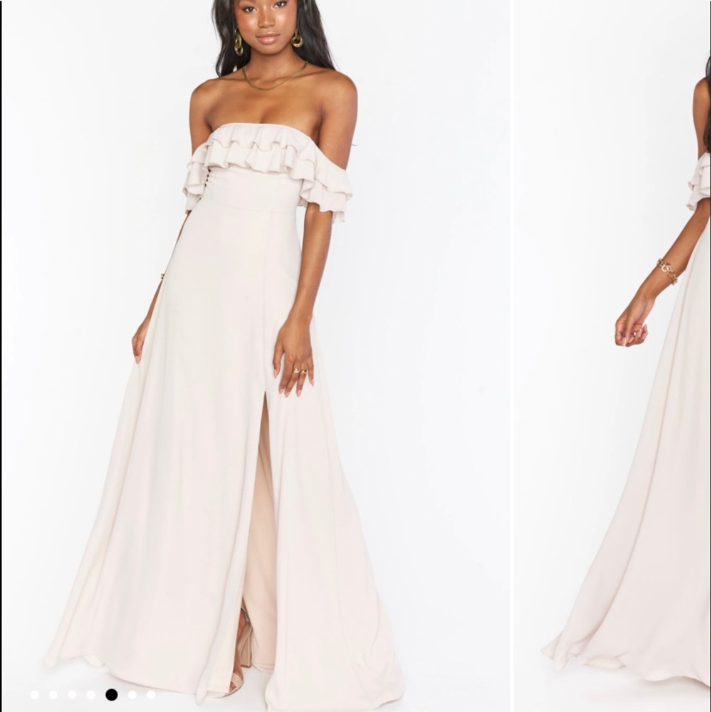 Show Me Your Mumu Ruffle Maxi Dress